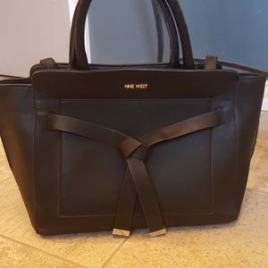 Nine West black leather purse